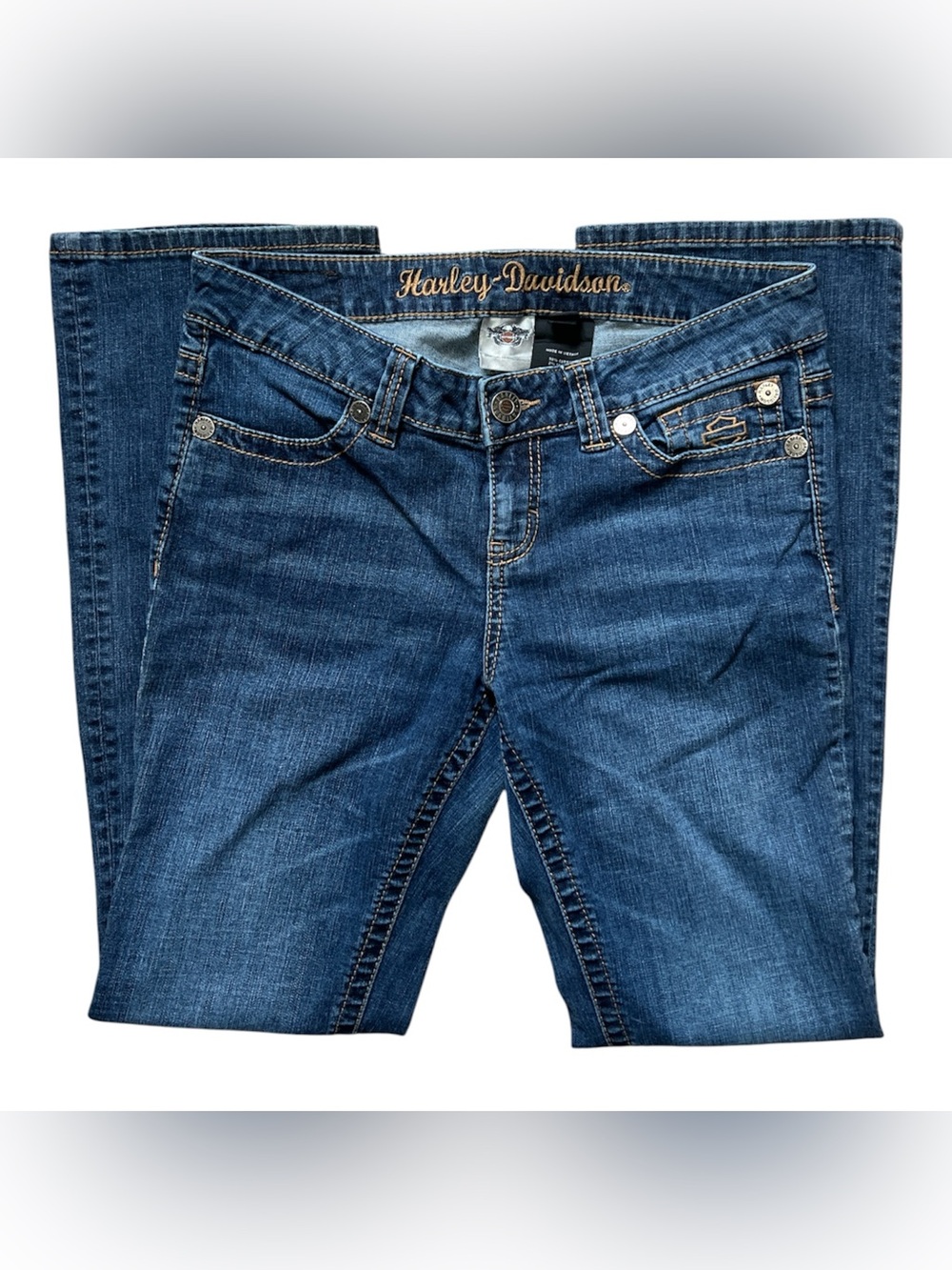 Harley-Davidson Women's Bootcut Blue Jeans